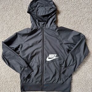 Nike Youth Black Hooded Jacket